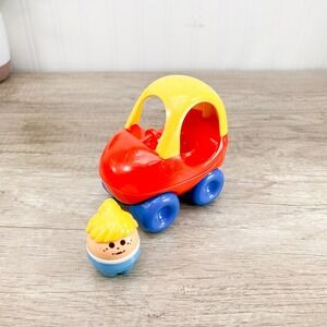 Vintage Little Tikes Toddle Tots Cozy Coupe Car with Toddle Tot